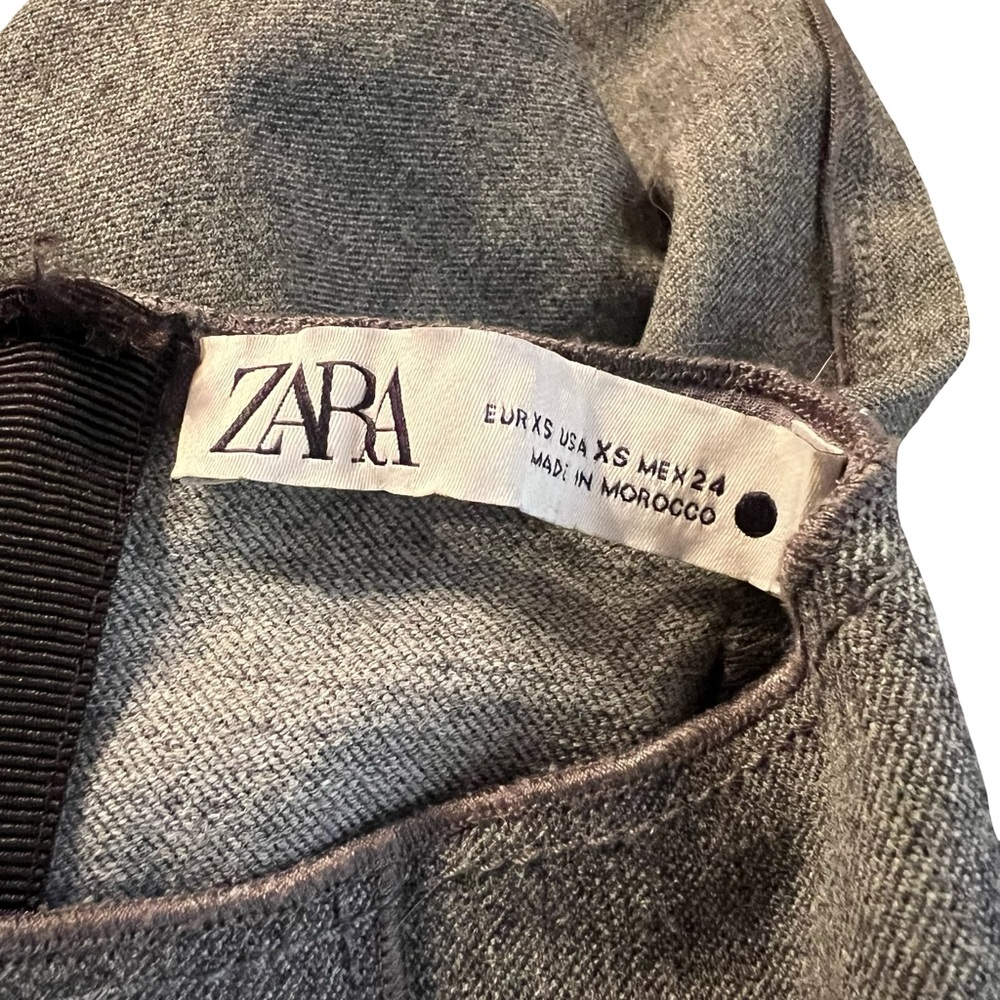 Zara grey knit sleeveless maxi dress. Size xs - Picture 3 of 8